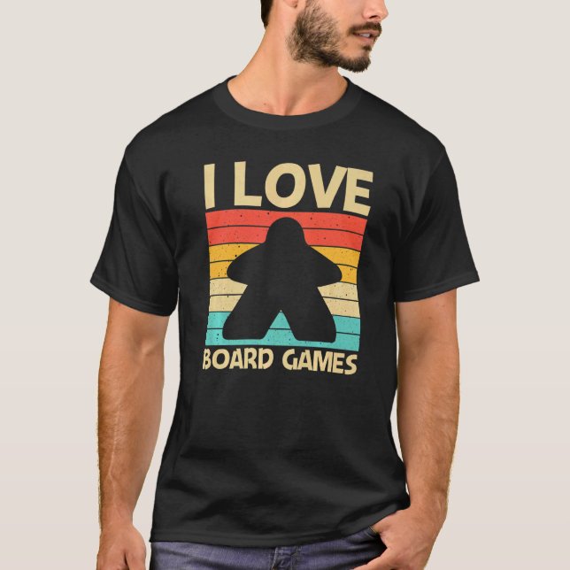 Camiseta Cool Board Game For Men Women Board Gamer Meeple (Anverso)
