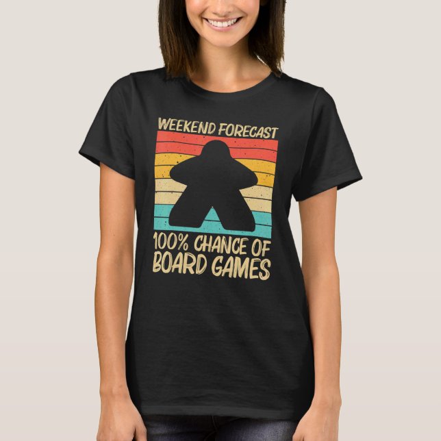 Camiseta Cool Board Game For Men Women Board Gamer Meeple (Anverso)