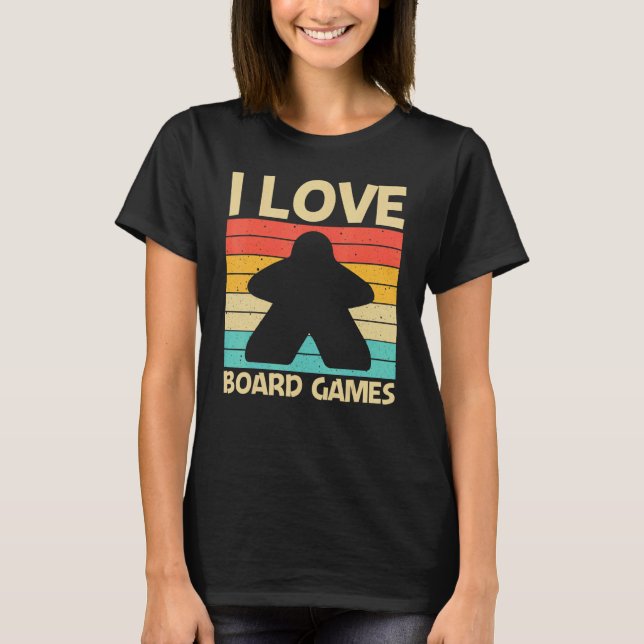 Camiseta Cool Board Game For Men Women Board Gamer Meeple   (Anverso)
