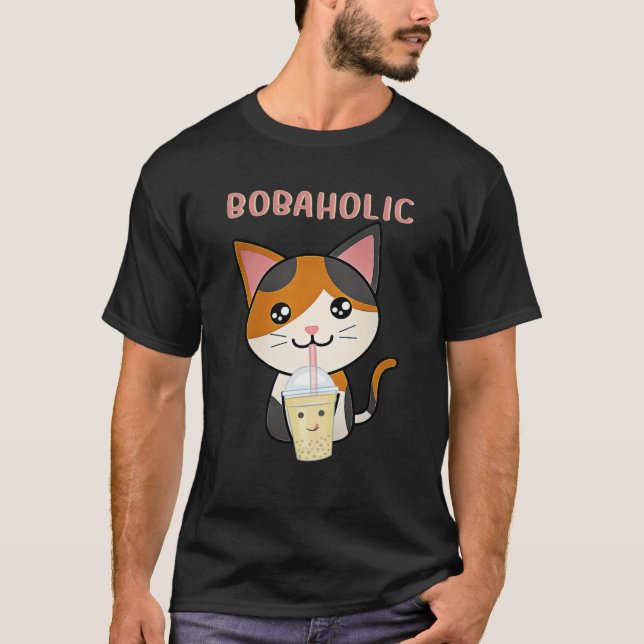 Camiseta Cool Boba Holic Boba Bubble Tea   1 (Anverso)
