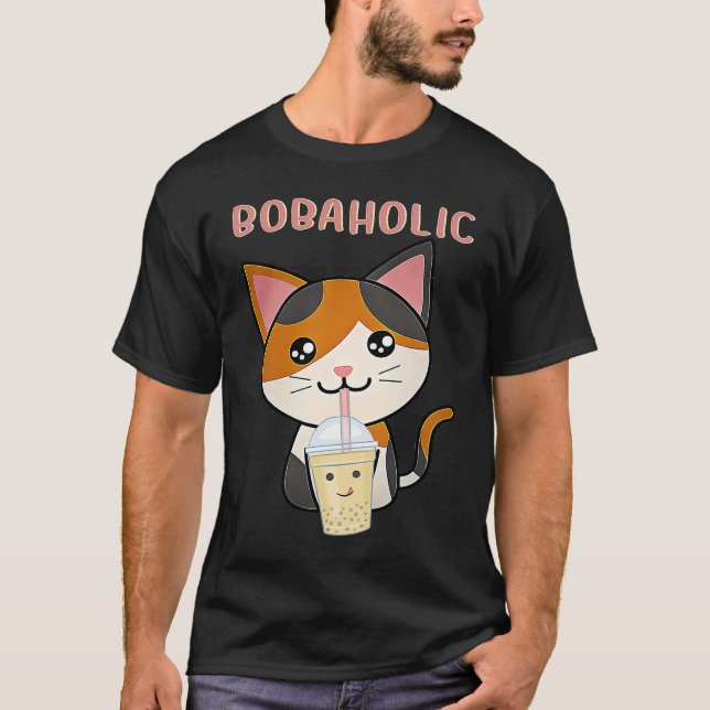 Camiseta Cool Boba Holic Boba Bubble Tea Lovers   1 (Anverso)