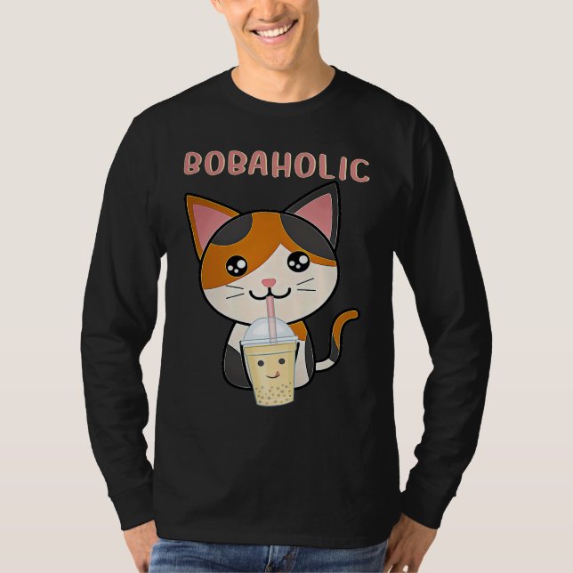 Camiseta Cool Boba Holic Boba Bubble Tea Lovers   1 (Anverso)