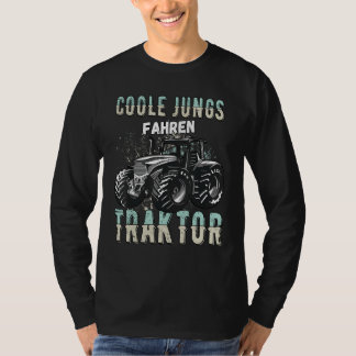 Camiseta Cool boys driving tractor tractor boys children fa