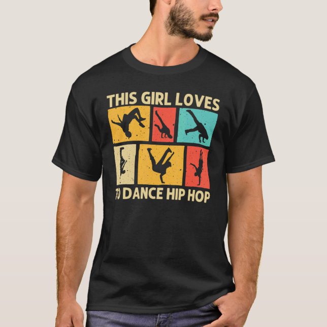 Camiseta Cool Breakdancing For Girls Kids Hip Hop Dance Bre (Anverso)