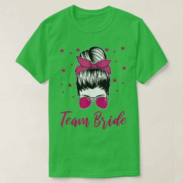 Camiseta Cool Bride Bachelorette Party Team Bride  (Diseño del anverso)