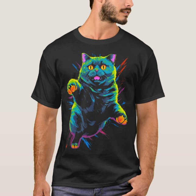 Camiseta Cool British Shorthair Cat (Anverso)