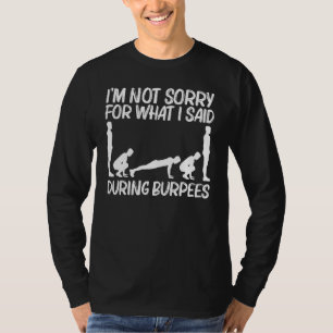 Camiseta Cool Burpee Para Hombres Mujeres Fitness Entrenami