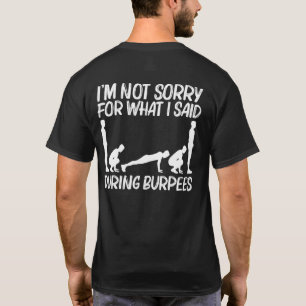 Camiseta Cool Burpee Para Hombres Mujeres Fitness Entrenami