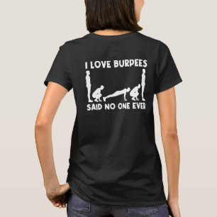 Camiseta Cool Burpee Para Hombres Mujeres Fitness Entrenami