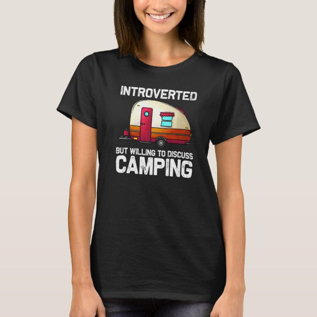 Camiseta Cool Camping For Men Women Camper Hiking Bonfire C (Anverso)