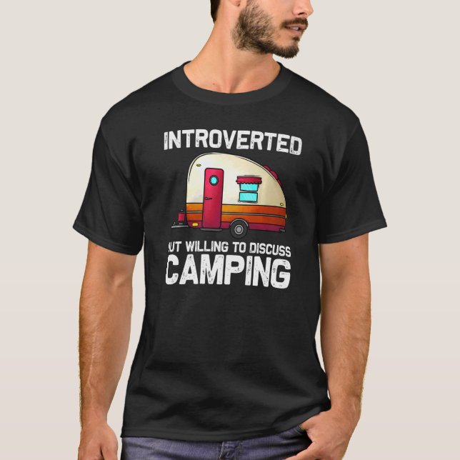 Camiseta Cool Camping For Men Women Camper Hiking Bonfire C (Anverso)