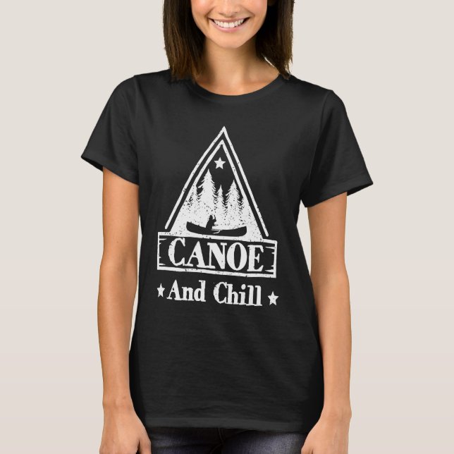 Camiseta Cool Canoe And Chill Rusty Forest Canoe (Anverso)