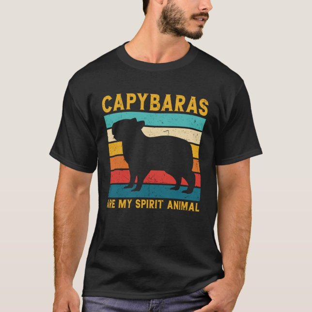 Camiseta Cool Capybara For Rodent Spirit Animal Zoologist G (Anverso)