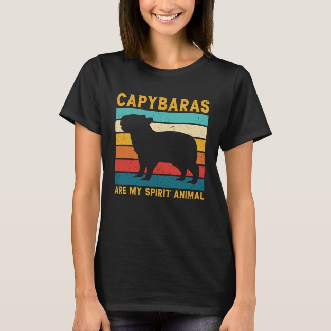 Camiseta Cool Capybara For Rodent Spirit Animal Zoologist G (Anverso)