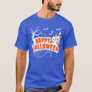 Camiseta Cool Castillo de Halloween espeluznante araña murc
