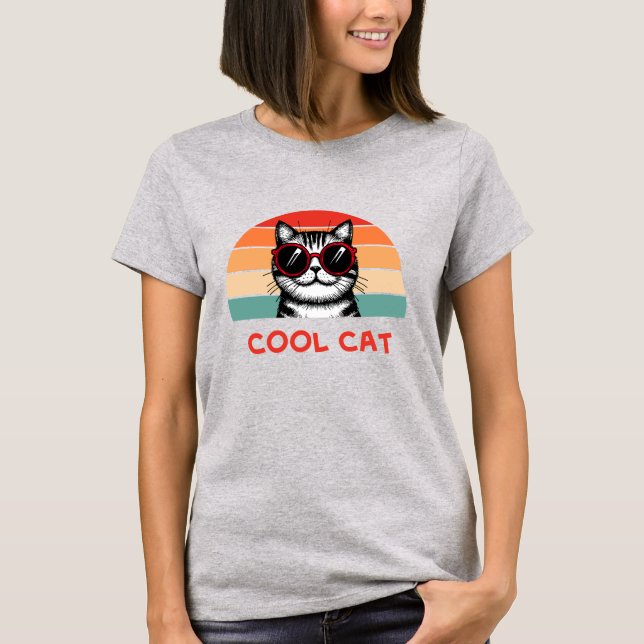Camiseta Cool cat 2 (Anverso)