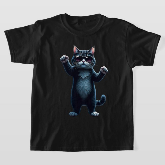 Camiseta Cool Cat Rock Dancer | Regalo de Música d (Distribución)