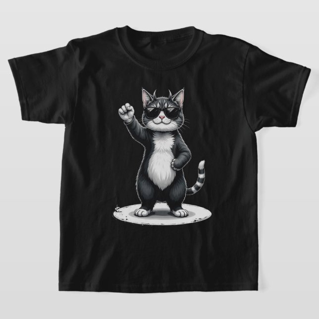 Camiseta Cool Cat Rock Dancer | Regalo de Música d (Distribución)