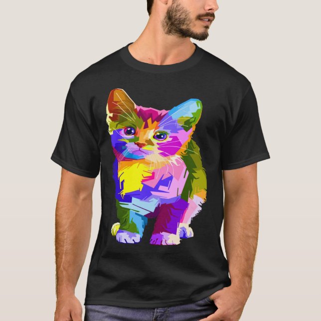 Camiseta Cool Cat Women Men Kids Cute Cats Mom Cat Dad (Anverso)