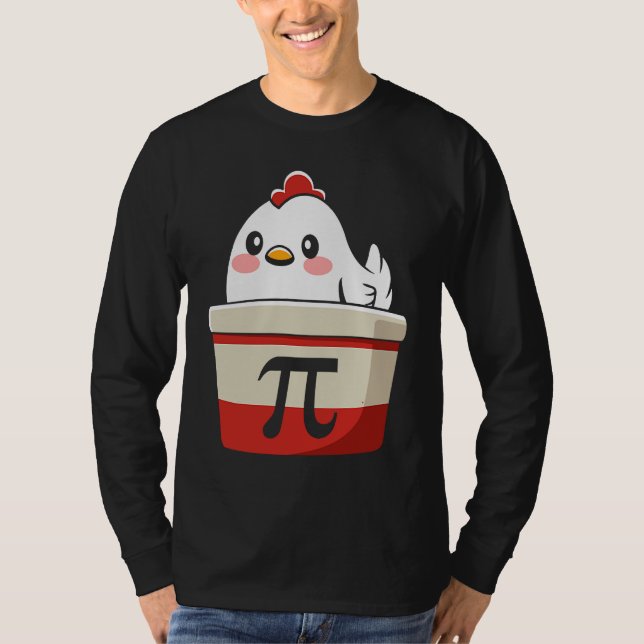 Camiseta Cool Chicken Pot Pi Symbol Math for Teachers Stude (Anverso)