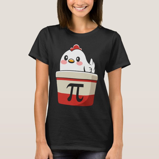 Camiseta Cool Chicken Pot Pi Symbol Math for Teachers Stude (Anverso)