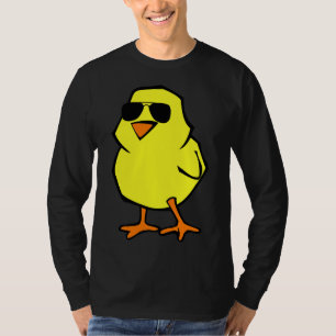 Camiseta Cool Chicken With Sunglasses Sun