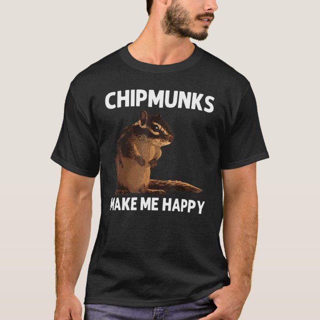 Camiseta Cool Chipmunk For Men Women Squirrel Whisperer  Ro (Anverso)