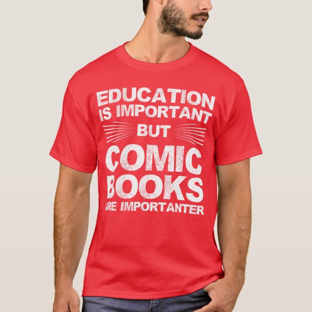 Camiseta Cool Comic Book Art For Men Women Comic Book Carto (Anverso)