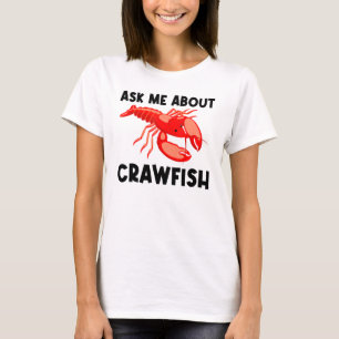 Camiseta Cool Crawfish Art For Men Women Lobster Crawdad Bo