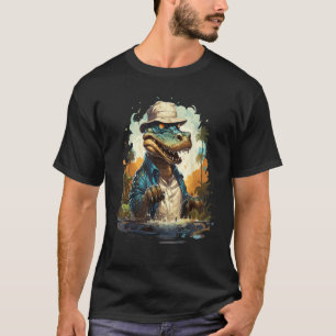 Camiseta Cool Croc Alligator Crocodile Gator Masters Hombre