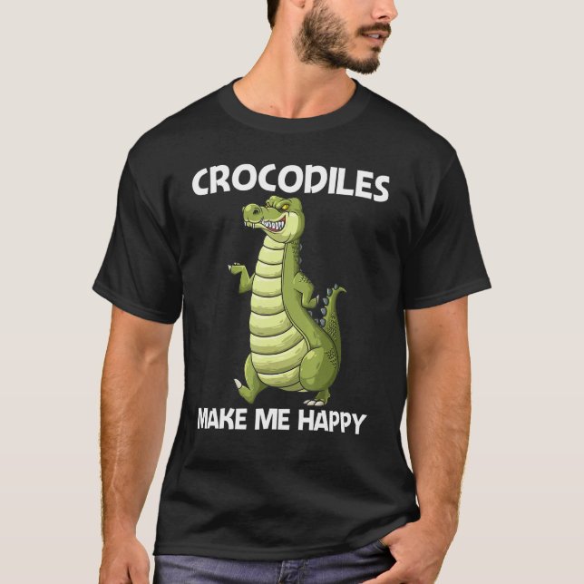 Camiseta Cool Crocodile For Men Women Alligator Reptile Ani (Anverso)