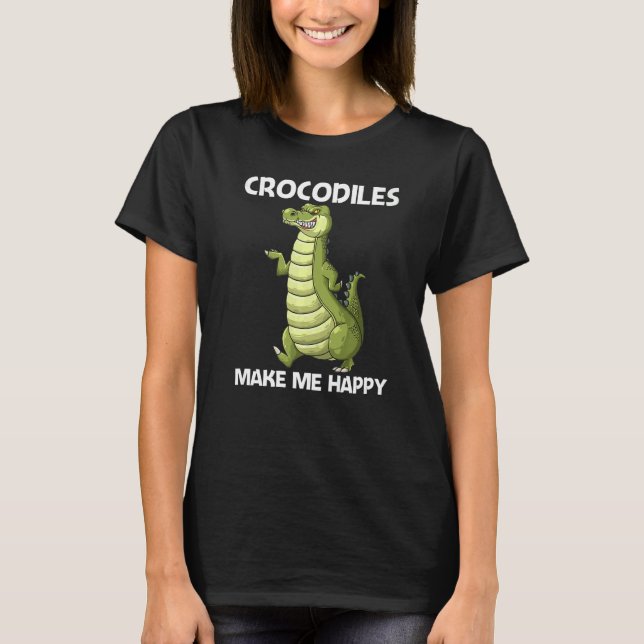 Camiseta Cool Crocodile For Men Women Alligator Reptile Ani (Anverso)