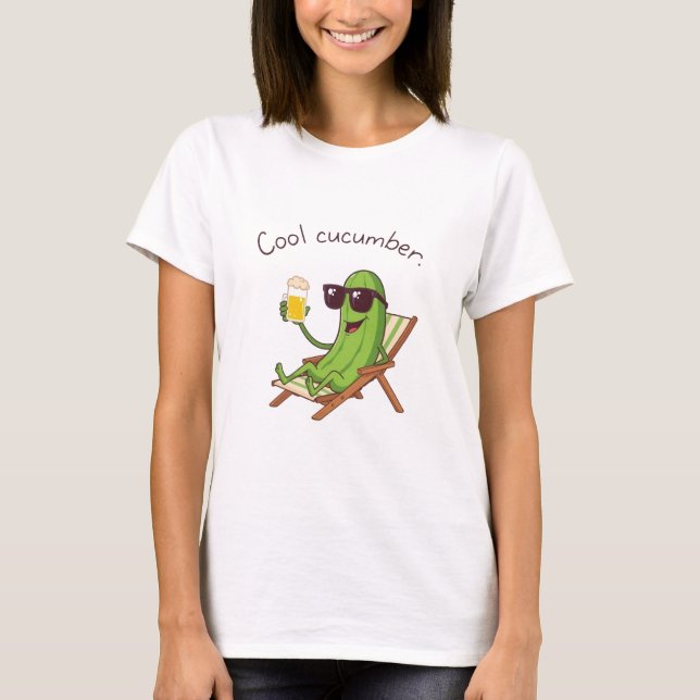 Camiseta Cool Cucumber (Anverso)