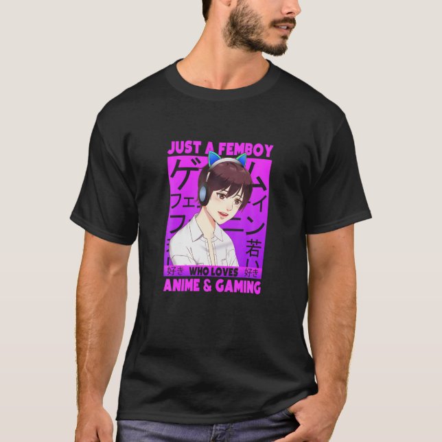Camiseta Cool Cute Femboy Anime (Anverso)