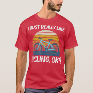 Camiseta Cool Cycling Design For Men Women Biking Bicycle C