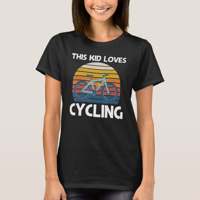 Camiseta Cool Cycling For Kids Boys Men Biking Bicycle Cycl (Anverso)