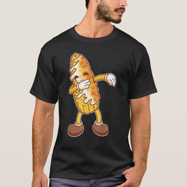 Camiseta Cool Dabbing Elote Roasted Mexican Street Corn (Anverso)