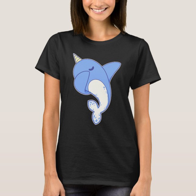 Camiseta Cool Dabbing Narwhal (Anverso)