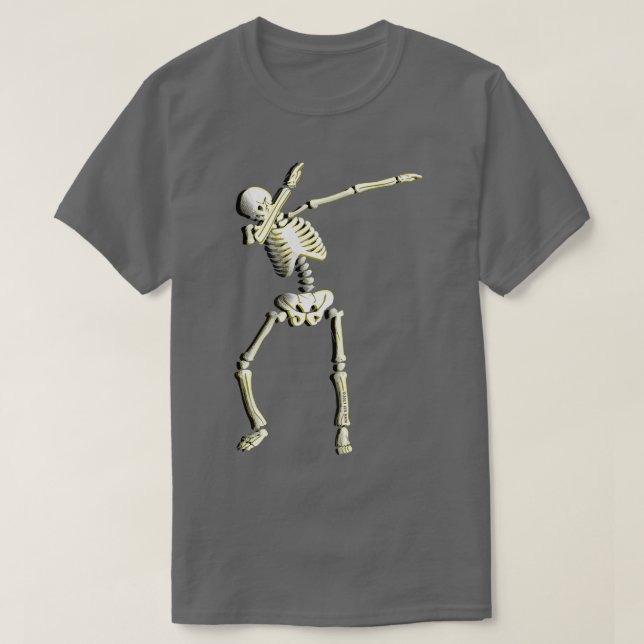 Camiseta Cool Dabbing Skeleton Shirt Funny Cinco de Mayo Gi (Diseño del anverso)