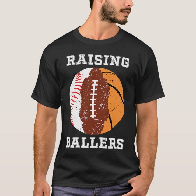 Camiseta Cool  Dad Father Men Basketball  Football Baseball (Anverso)