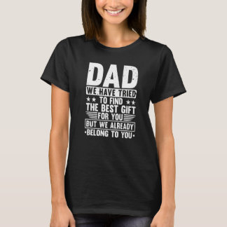 Camiseta Cool Dad For Father Dad Stepfather From Son Daught