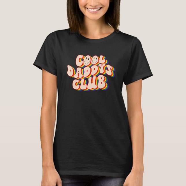 Camiseta Cool Daddys Club LGBTQ Pride Gay Pride Rainbow LGB (Anverso)