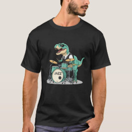 Camiseta Cool Dino Percussionist Tee t-shirt 