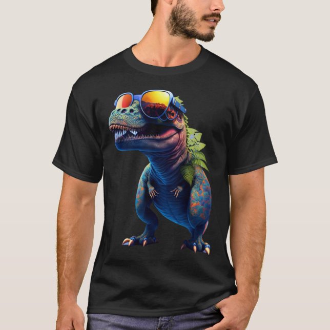 Camiseta Cool dinosaur baby Tyrannosaurus Rex (Anverso)