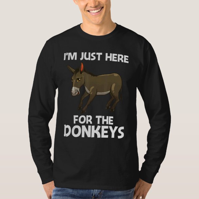 Camiseta Cool Donkey For Men Women Mule Donkey  Safari Anim (Anverso)