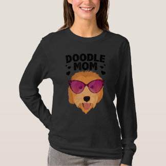 Camiseta Cool Doodle Mom For Women Girls Mama Golden Doodle