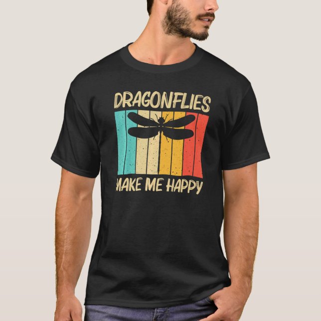 Camiseta Cool Dragonfly For Men Women Critters Insect Drago (Anverso)