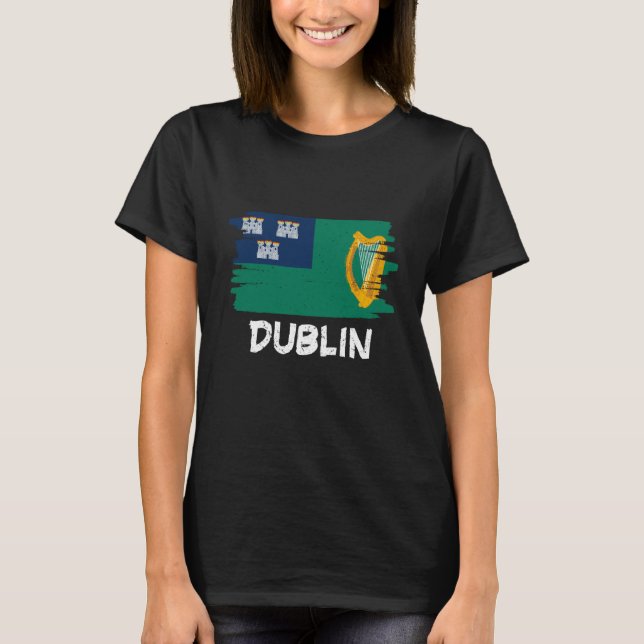 Camiseta Cool Dublin Flag (Anverso)
