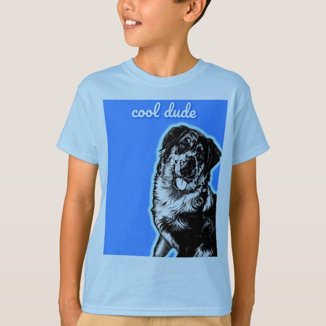 Camiseta Cool Dude Australian Shephard (Anverso)
