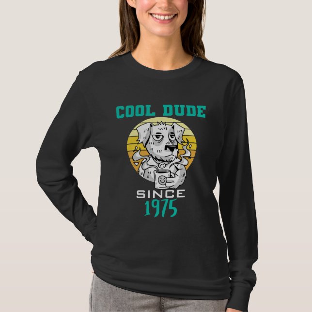 Camiseta Cool dude since 1975 (Anverso)